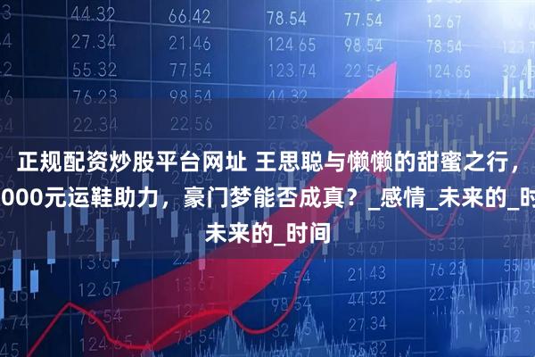 正规配资炒股平台网址 王思聪与懒懒的甜蜜之行，12000元运鞋助力，豪门梦能否成真？_感情_未来的_时间